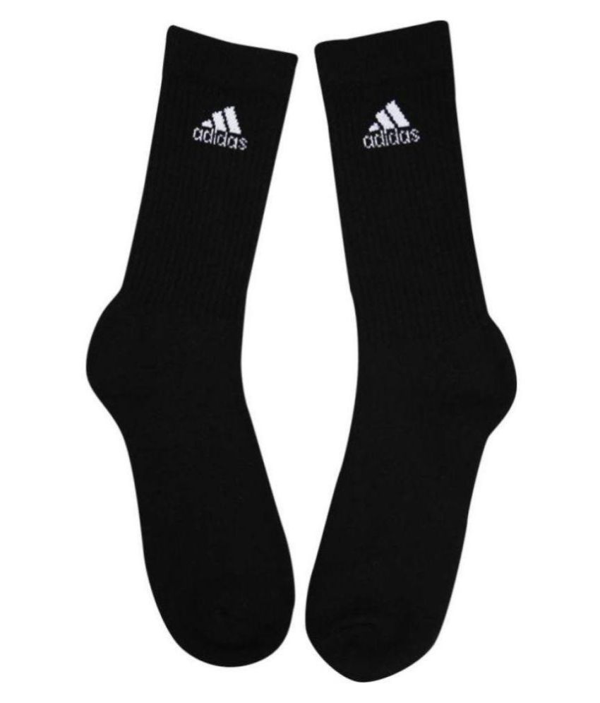 black adidas sock