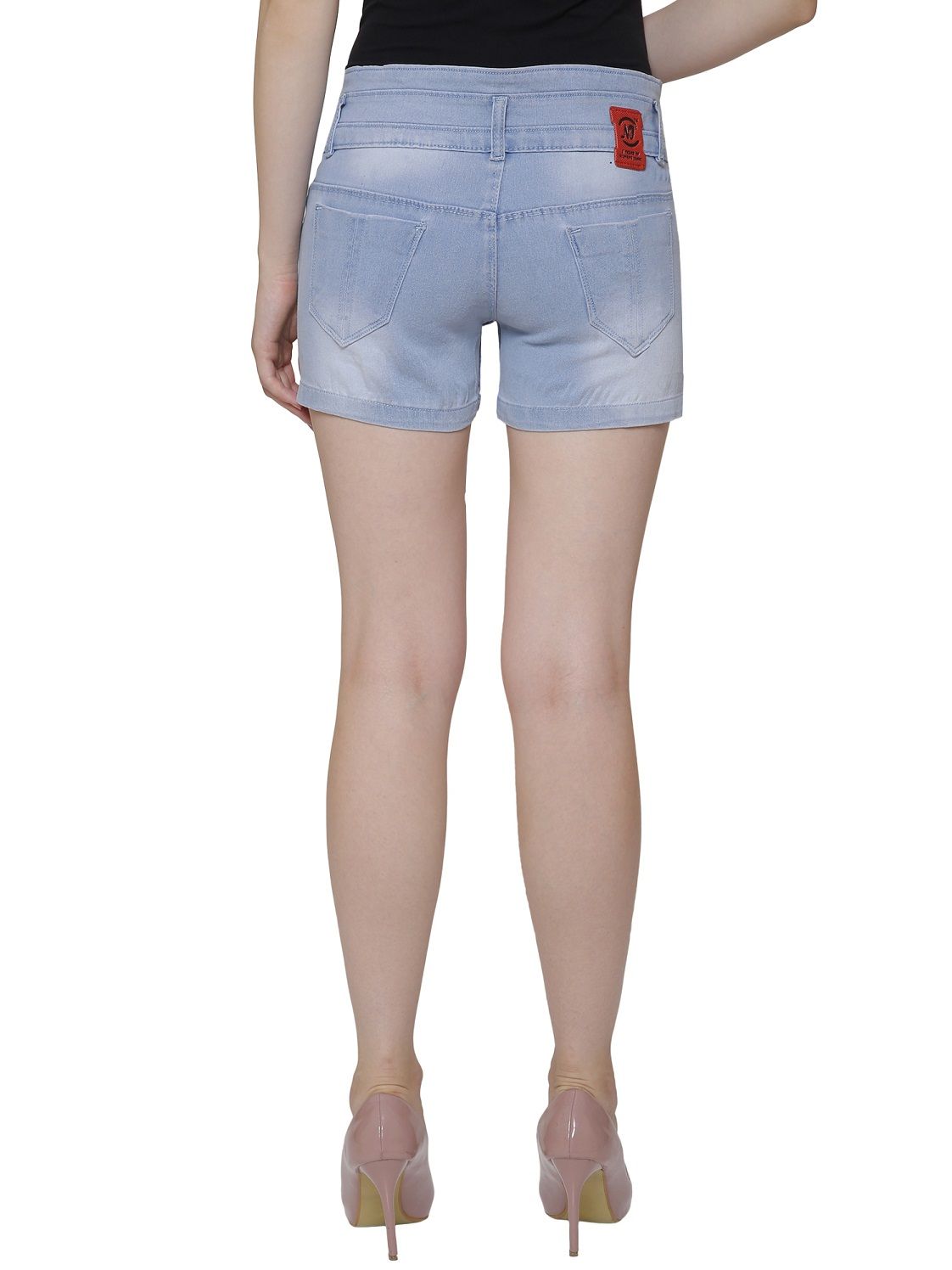 denim hot pants womens