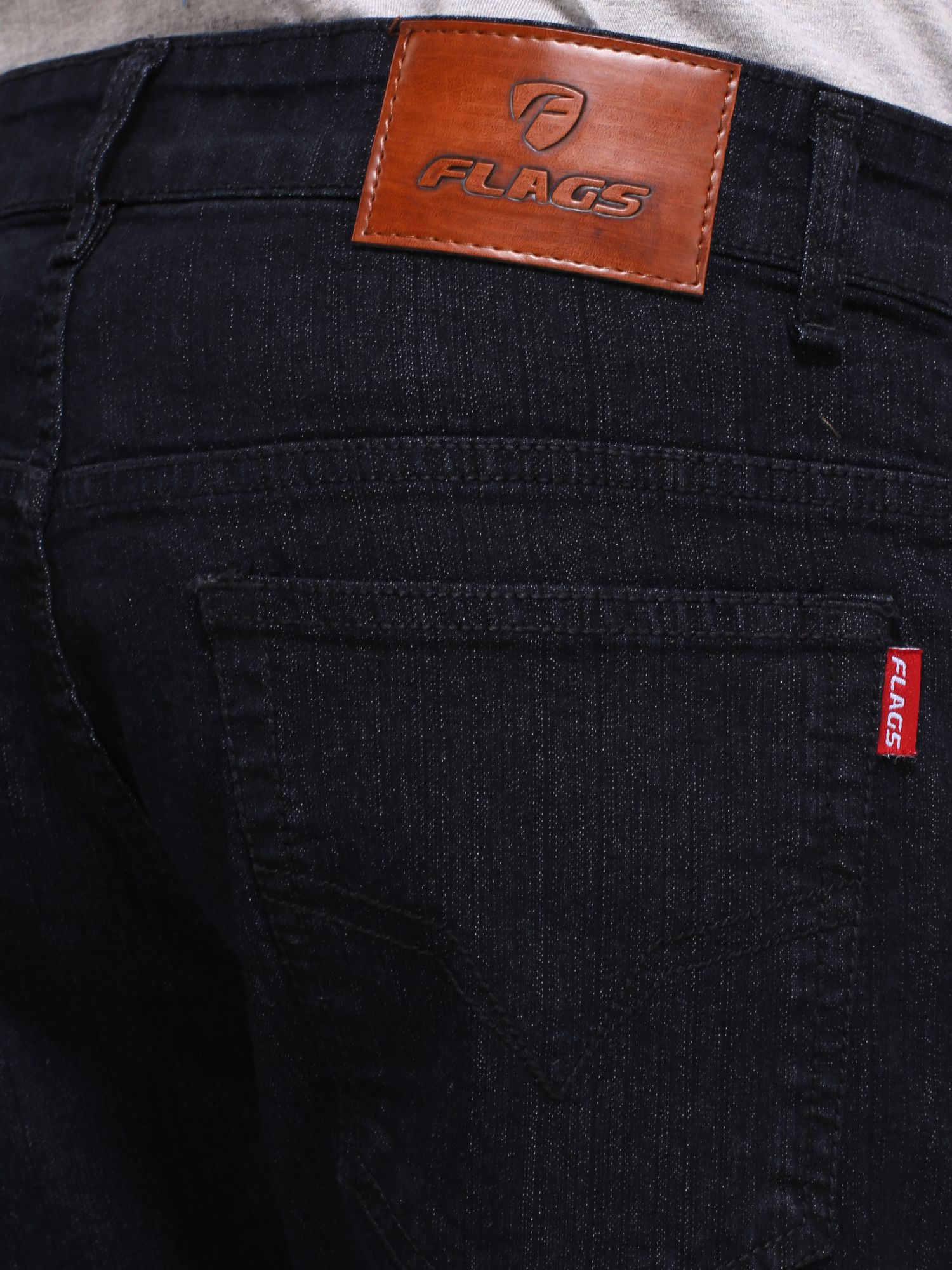 Flags Black Regular Fit Jeans Buy Flags Black Regular Fit Jeans