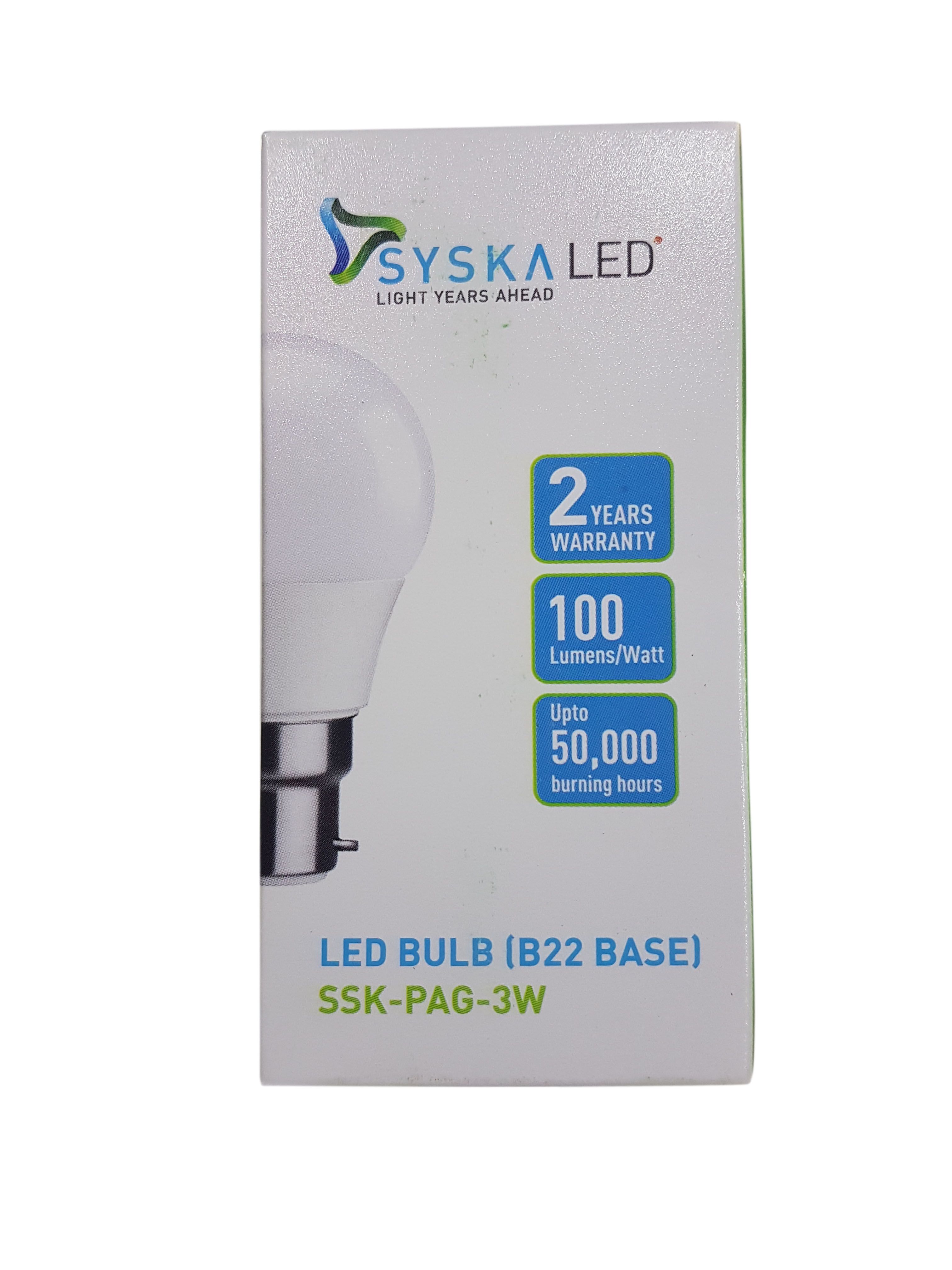 Syska 3W LED Bulbs Cool Day Light - Pack Of 4: Buy Syska 3W LED Bulbs ...