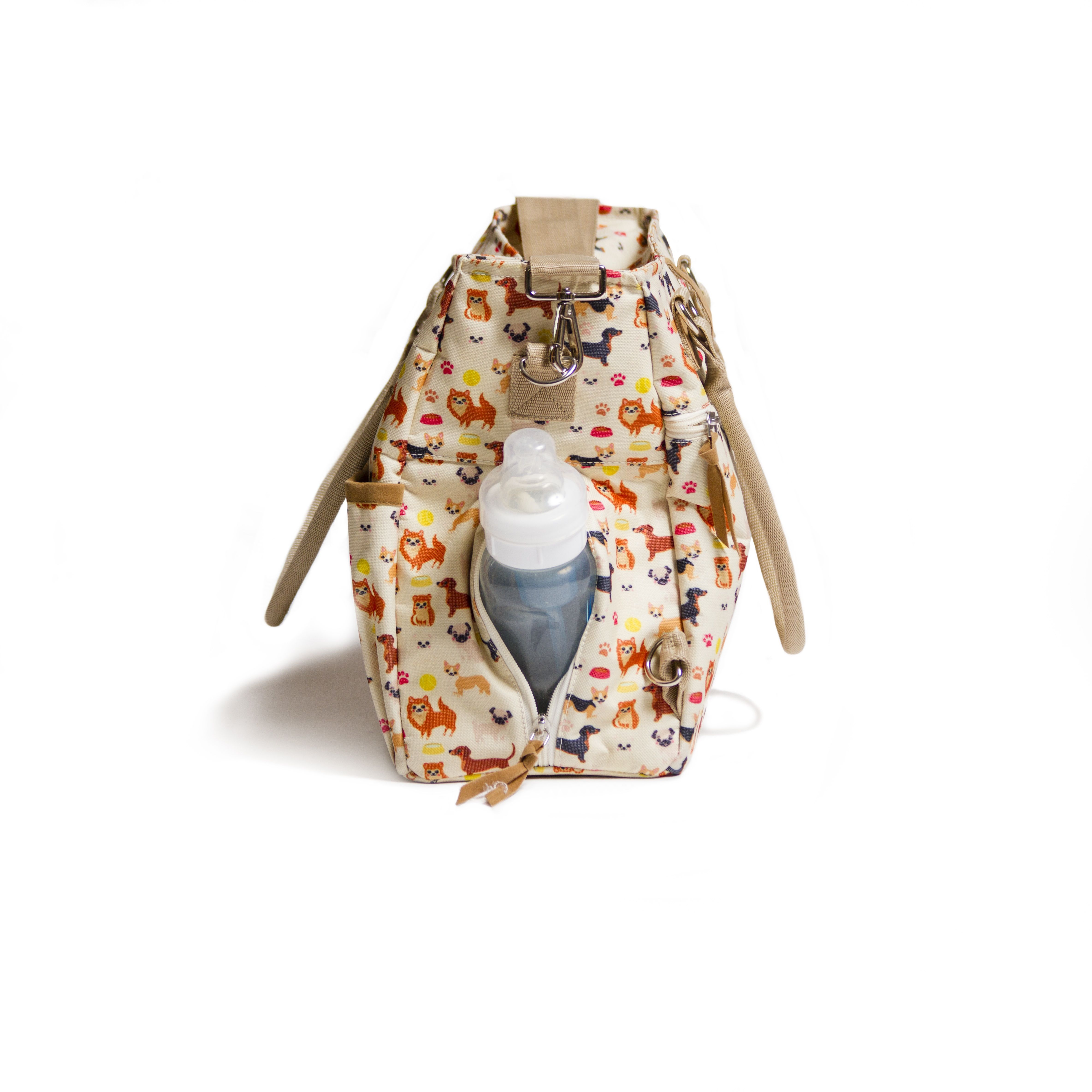 Baby Jalebi Pink Canvas Diaper Bag ( 31 cm Buy Baby Jalebi Pink Canvas