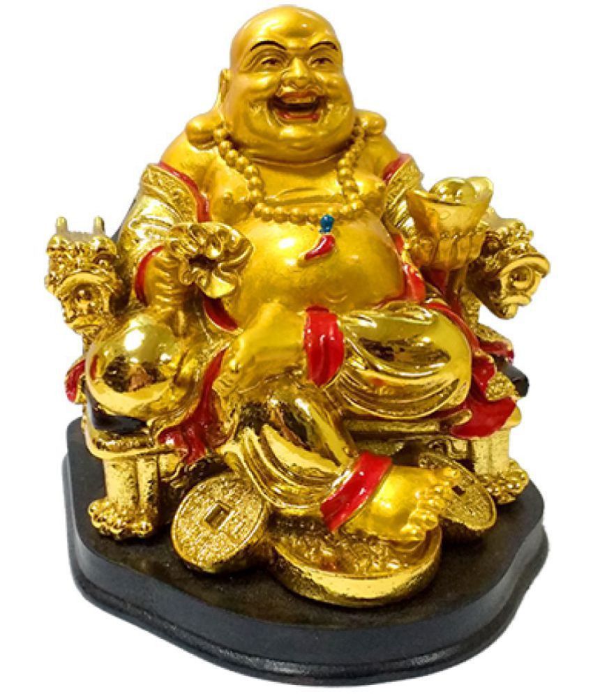     			Raman Collection Polyresin Laughing buddha