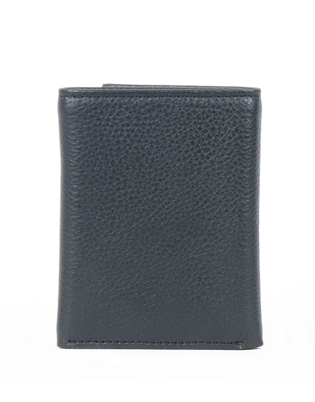 black leather polo wallet