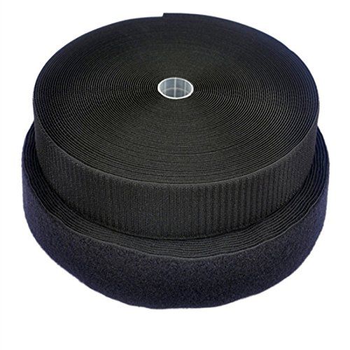     			Vardhman Hook & loop fastner tape, industrial quality, 1 inch ( 28 mm ) width, pack of 25 mts , color - black