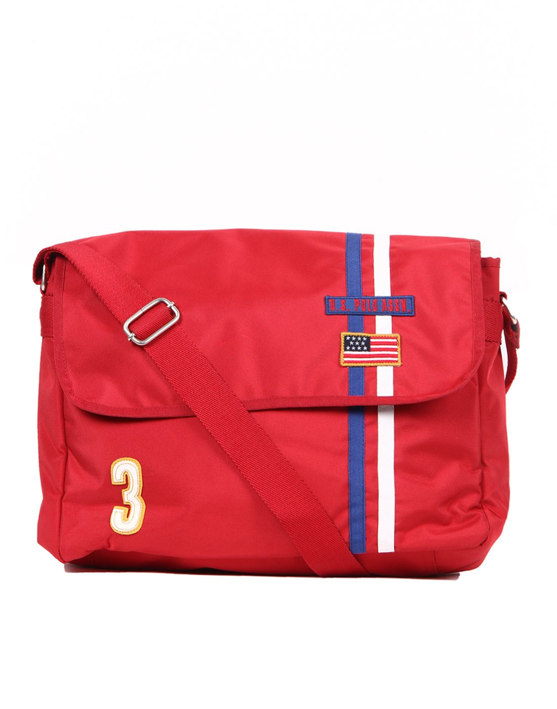 U.S. Polo Assn. Red Nylon Casual Messenger Bag Buy U.S. Polo Assn