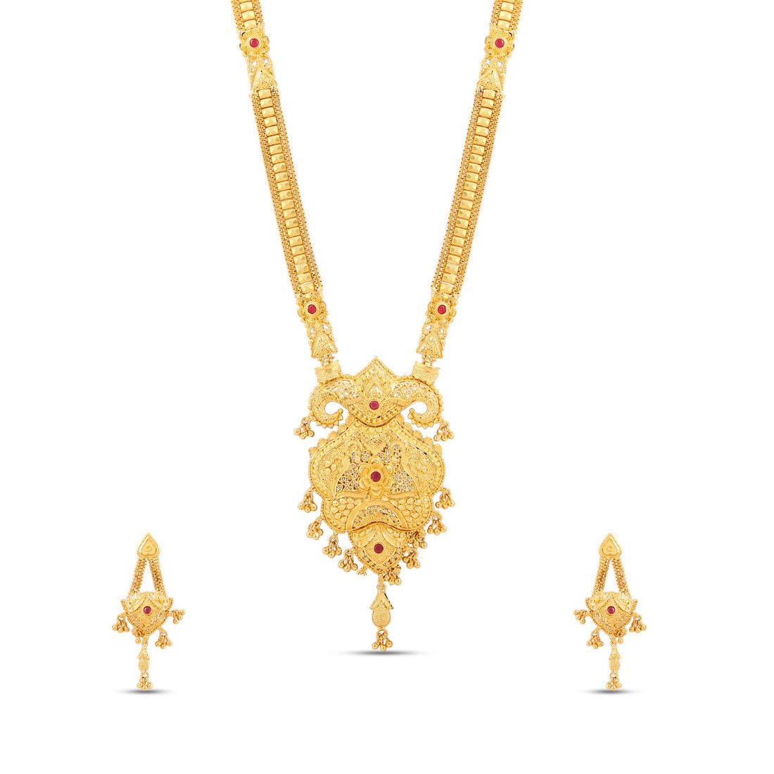 Kalyani Covering 22k Gold Plated Faming Long Necklace set for women and Girls - Buy Kalyani ...