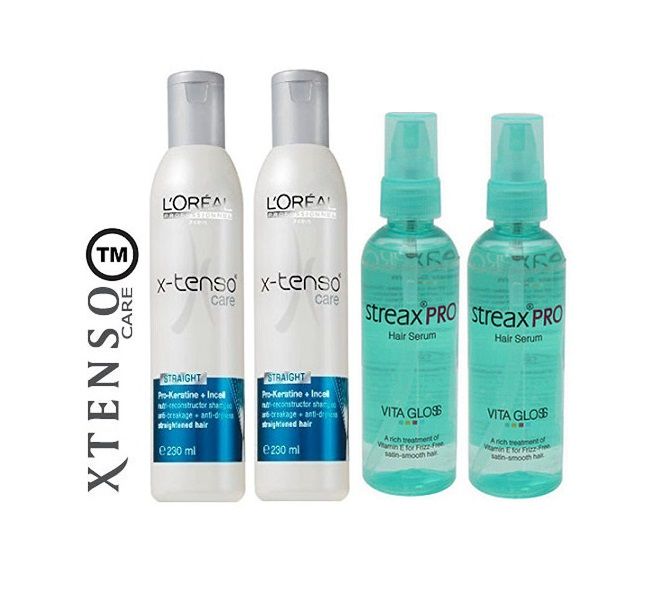 streax shampoo for straight hair