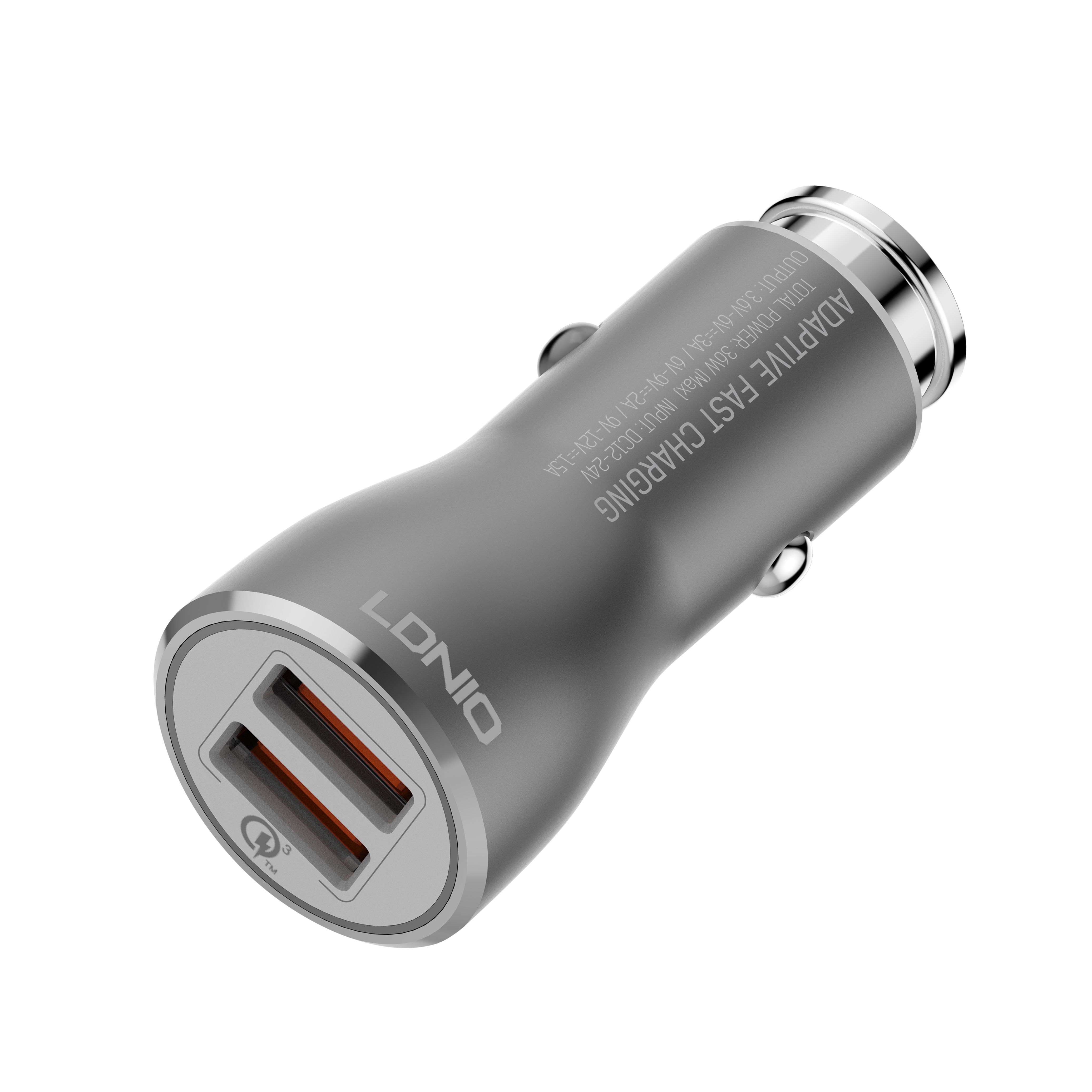LDNIO Car Mobile Charger C407Q Grey Buy LDNIO Car Mobile Charger LDNIO Car Mobile Charger C407Q Grey