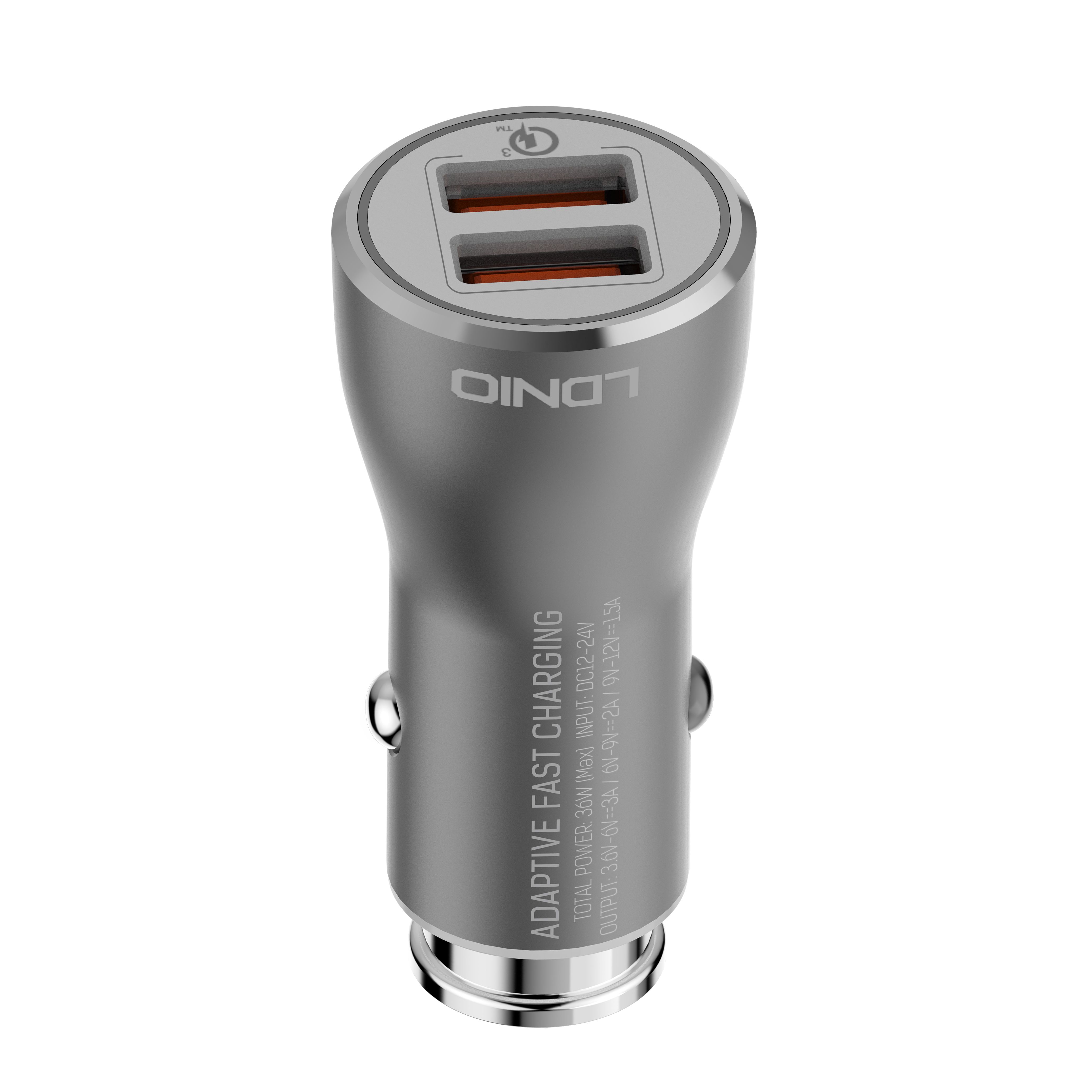 LDNIO Car Mobile Charger C407Q Grey Buy LDNIO Car Mobile Charger LDNIO Car Mobile Charger C407Q Grey