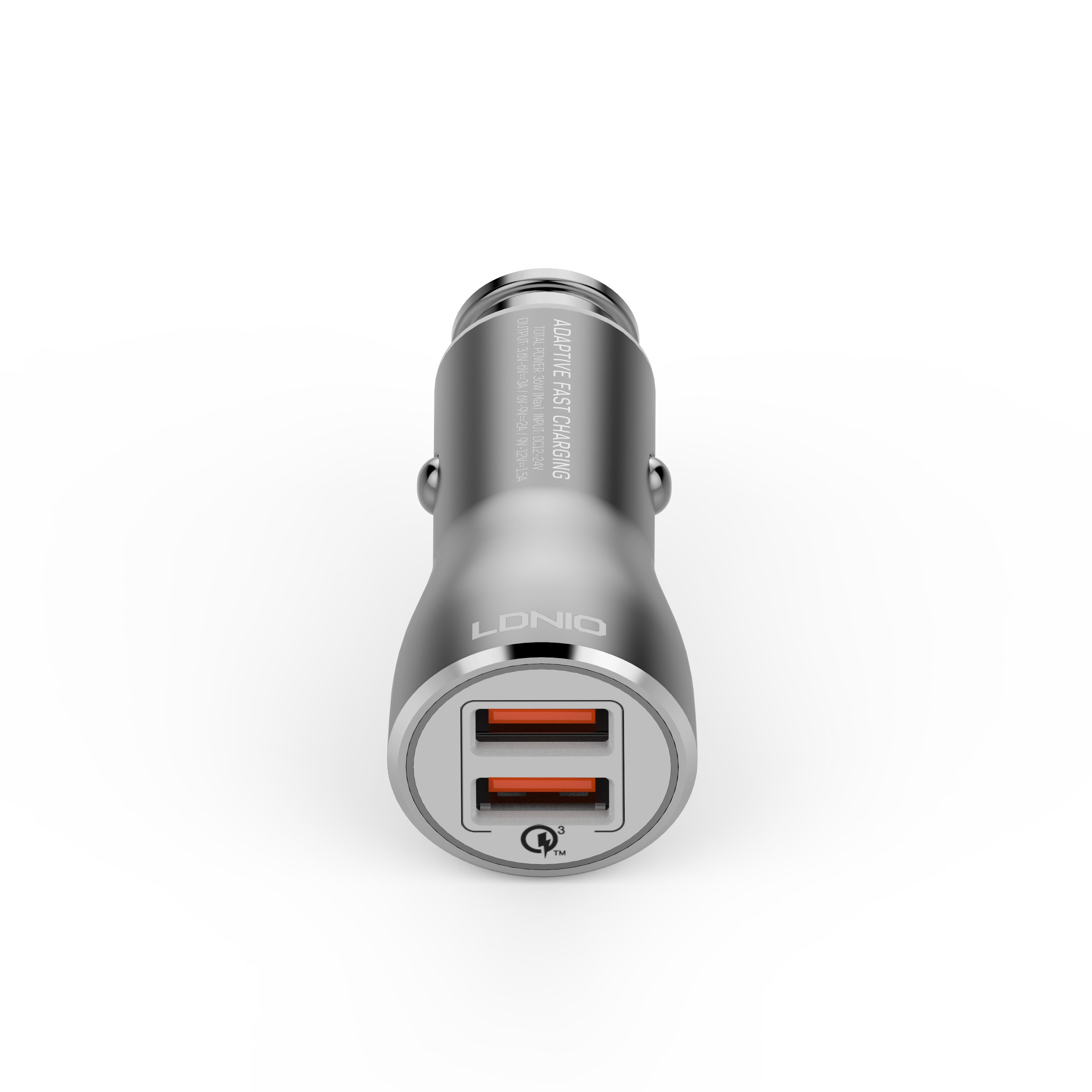 LDNIO Car Mobile Charger C407Q Grey Buy LDNIO Car Mobile Charger LDNIO Car Mobile Charger C407Q Grey