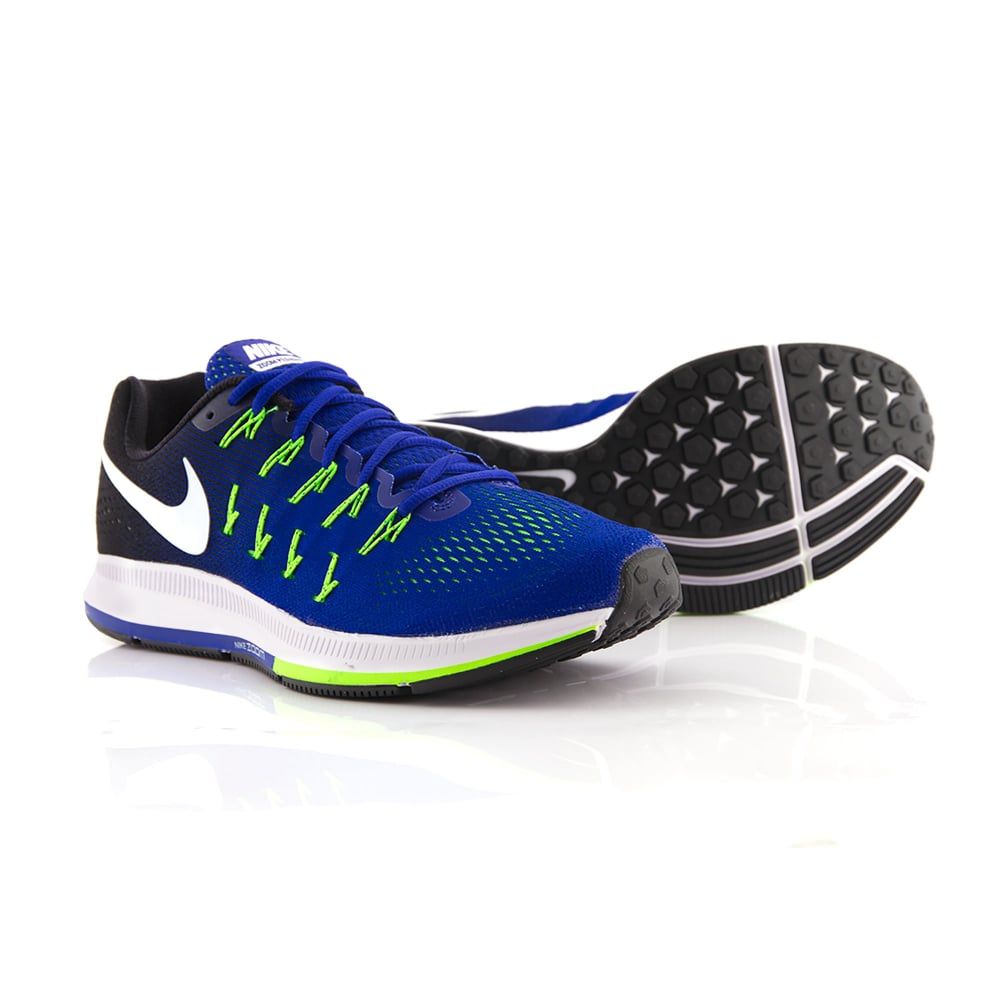 nike 1 pegasus 33 grey blue running shoes