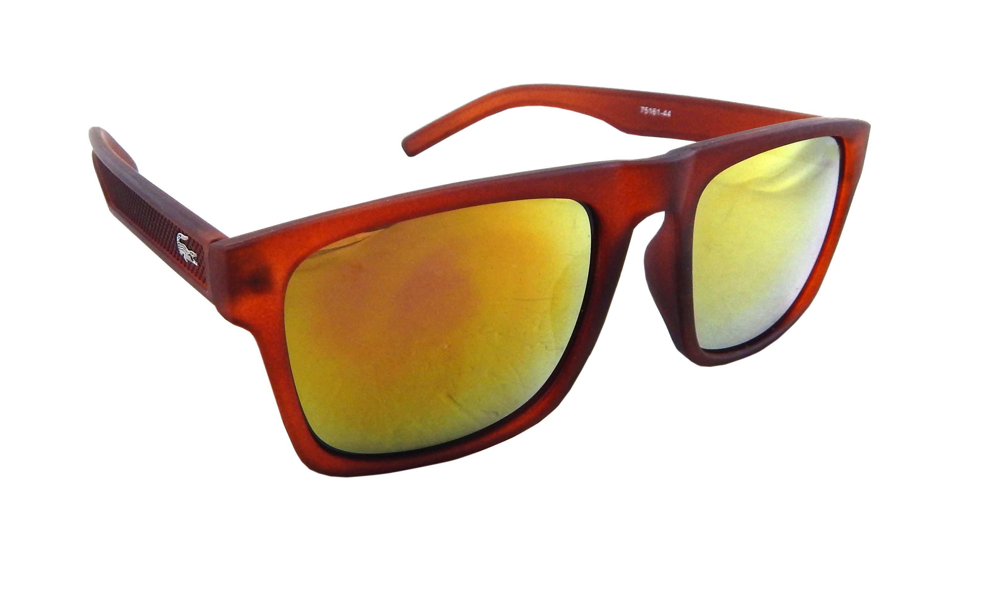 Els Multicolor Rectangle Sunglasses ( 75161-44-BRN-RDYLW-MR-M ) - Buy ...