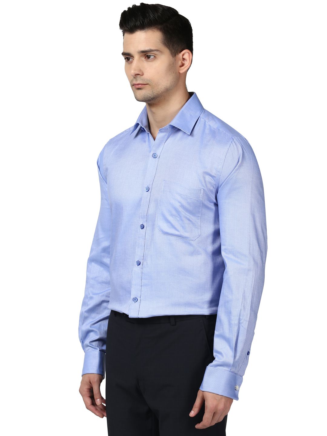 Raymond Blue Regular Fit Formal Shirt - Buy Raymond Blue Regular Fit ...