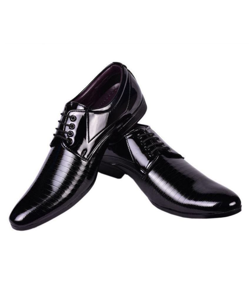Pollo Derby Genuine Leather Black Formal Shoes Price in India- Buy ...
