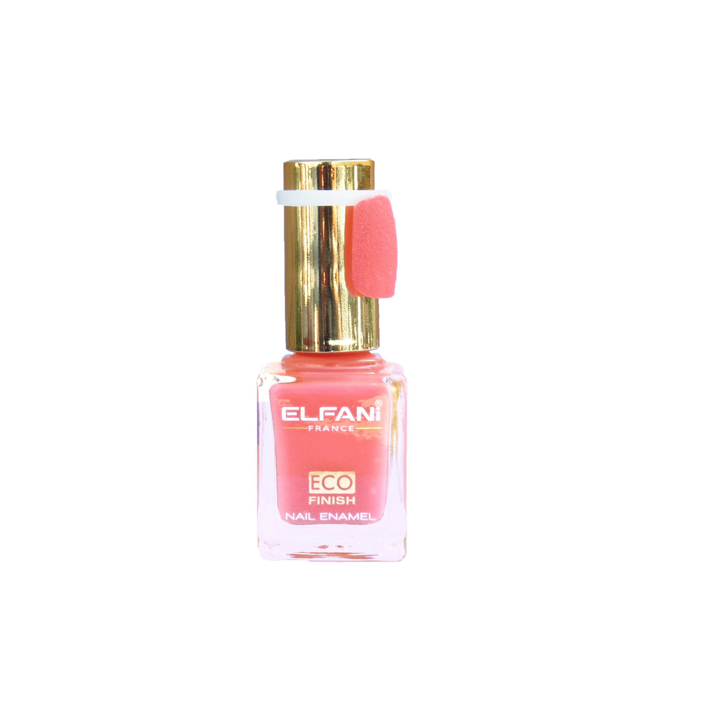     			Elfani Nail Polish Snow Coat Textured Pink Glitter 9 mL