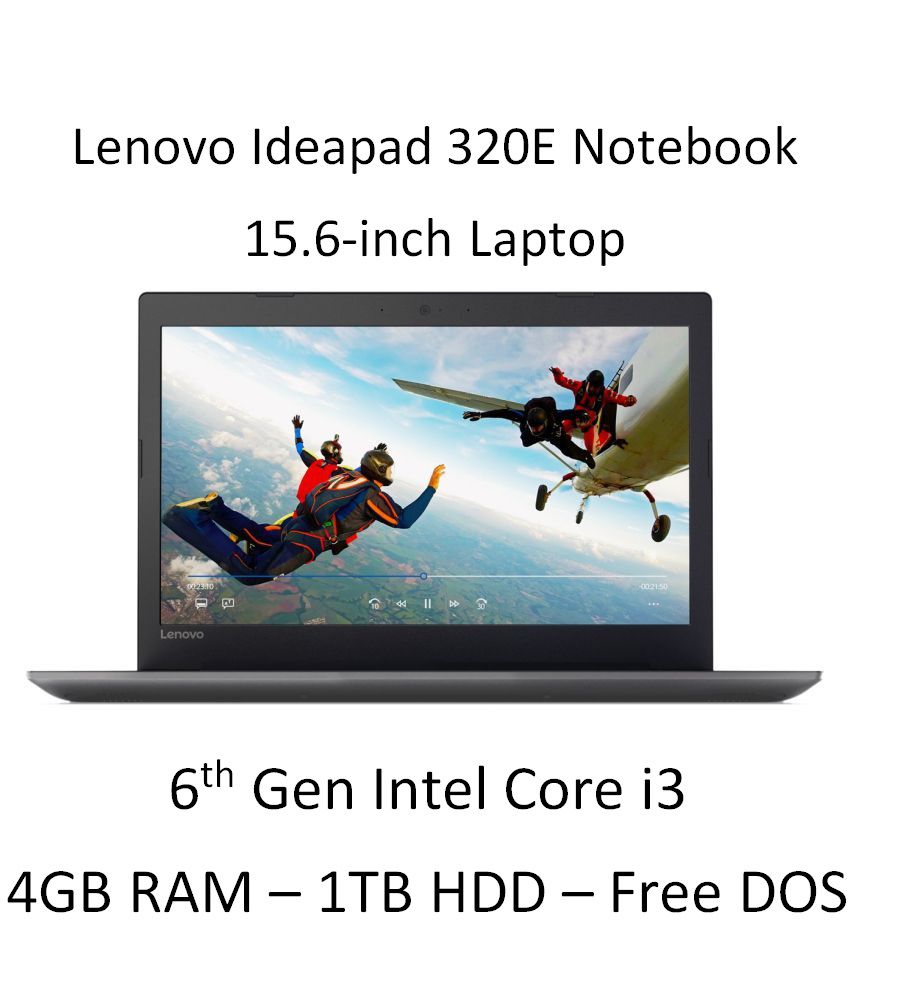     			Lenovo Ideapad 320E 80XH01GKIN Notebook (6th Gen Intel Core i3- 4GB RAM- 1TB HDD- 39.62cm(15.6)- DOS) (Grey)