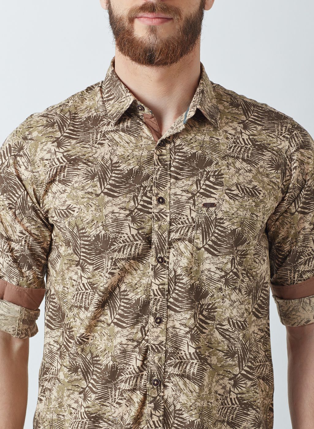 f8ke chemical club khaki knit shirt