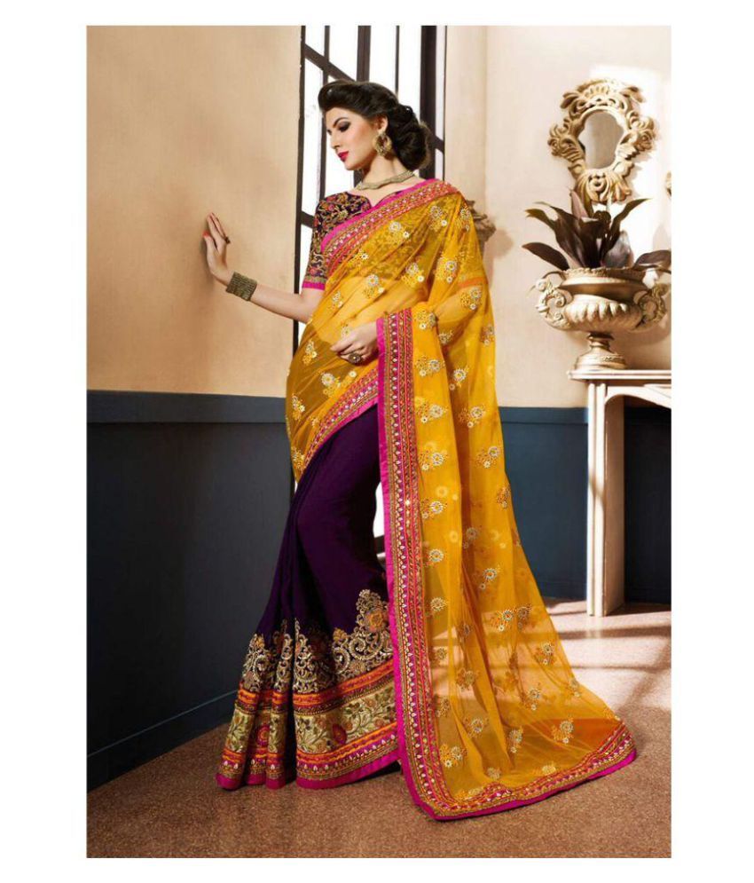 Party Wear Sarees Multicoloured Chiffon Saree Buy Party Wear Sarees Multicoloured Chiffon 5700