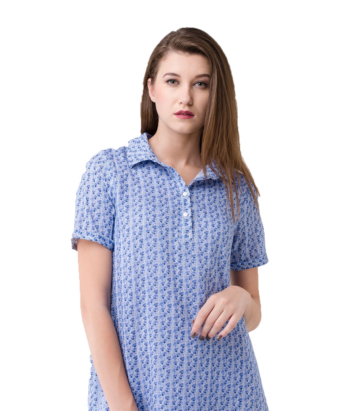V&M Cotton Blue Dresses Buy V&M Cotton Blue Dresses Online at Best