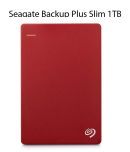 Seagate Backup Plus Slim 1TB Portable External Hard Drive & Mobile Device Backup (Red)