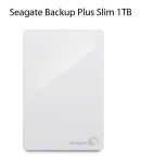 Seagate Backup Plus Slim 1TB Portable External Hard Drive & Mobile Device Backup (White)