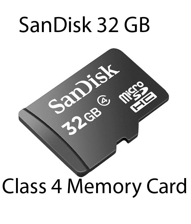     			SanDisk 32 GB Class 4 Memory Card
