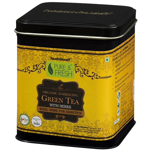 HealthBuddy Organic Darjeeling Green Tea (Diabetics) Green Tea Loose