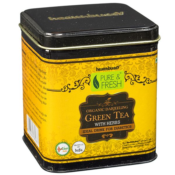 HealthBuddy Organic Darjeeling Green Tea (Diabetics) Green Tea Loose