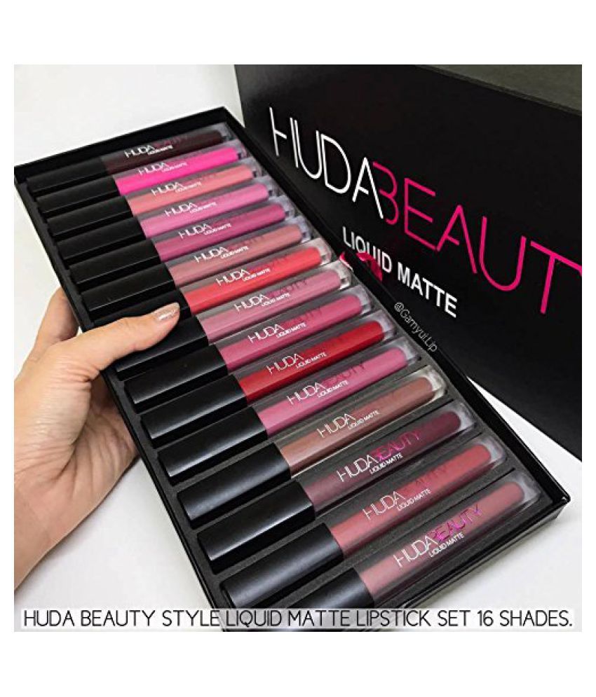 Huda Beauty Liquid Lipstick multicolor Matte SPF 15 400 gm Buy Huda