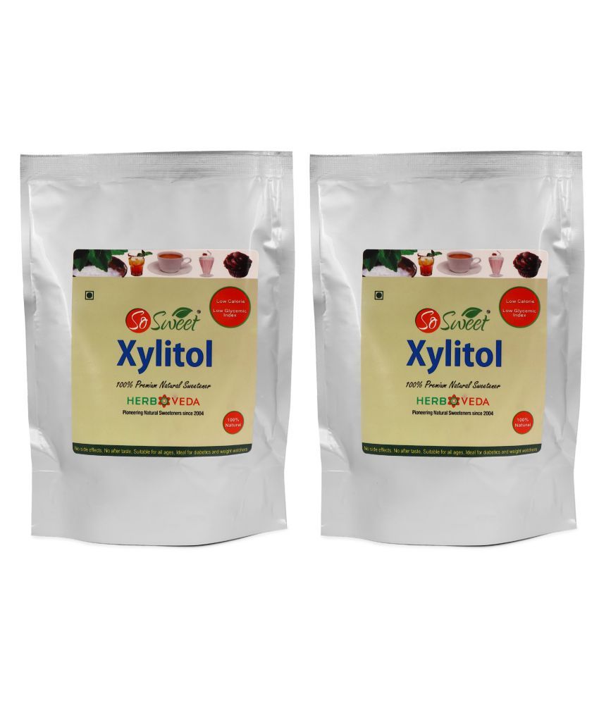     			So Sweet Xylitol Powder Sweetener 0 Calorie 500gm (Pack of 2) (250gm Each)