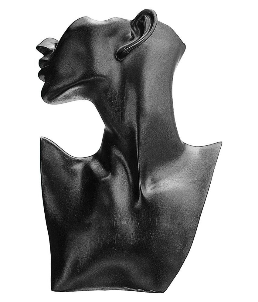 Resin Mannequin Necklace Earring Jewelry Display Head Bust Stand Holder