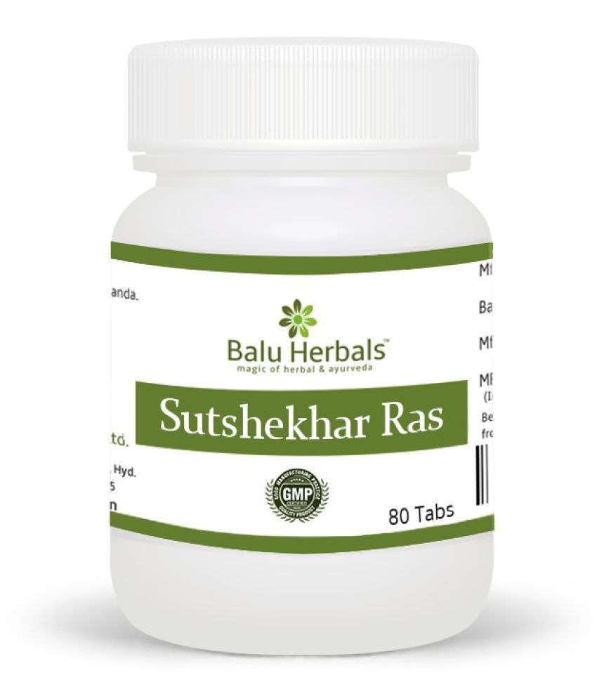     			Balu Herbals Sutashekar Ras 80 Tab Tablet 250 mg