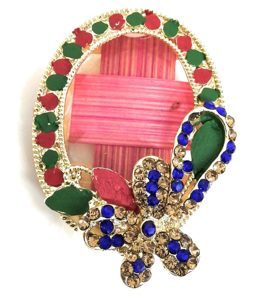 Khubsurat Saree Pin Brooch for Women & Girls, Set of 2 Pieces, Stone