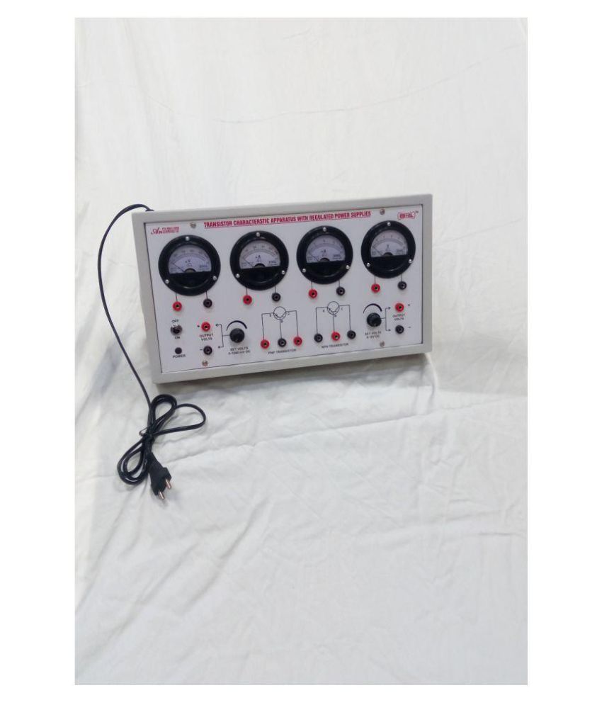Transistor Characteristics Apparatus with Regulated Power Supply Buy
