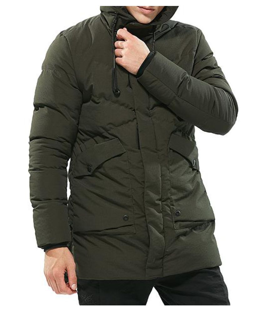 Mens Outdoor Mid-long Winter Thick Warm 