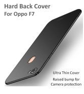 Oppo F7 Hard Plain Cases shopyholik - Black