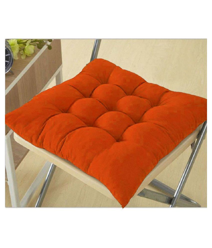Vaa 40x40 Cm 16x16 Velvet Orange Floor Cushions Buy Online At