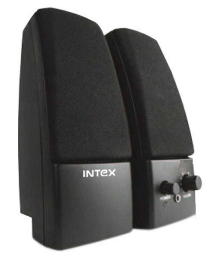 Intex IT 350S 2.0 Multimedia Speakers 2.0 Speakers Black