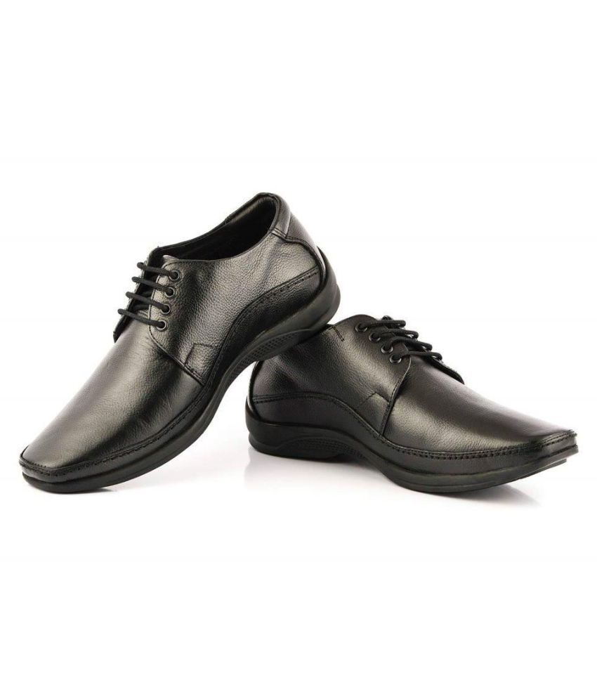 Lee Cooper Derby Genuine Leather Black Formal Shoes Price in India- Buy ...
