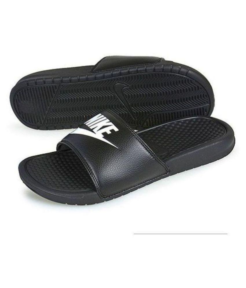 Nike Black Massage flip flops Price in India- Buy Nike Black Massage ...