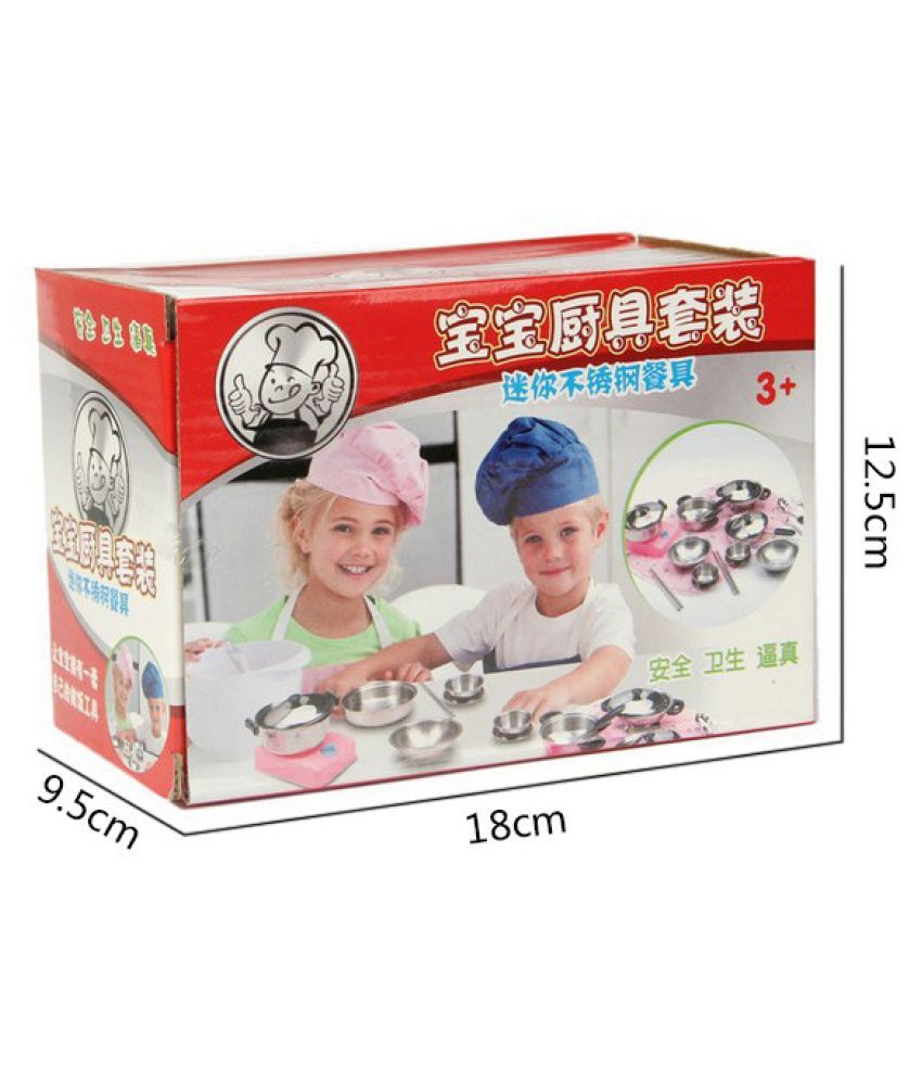 Babychic 1 Set Anti Fall Stainless Steel Cooking Children Kitchen Set Baby Toy Buy Babychic 1 Set Anti Fall Stainless Steel Cooking Children Kitchen Set Baby Toy Online At Low Price Snapdeal