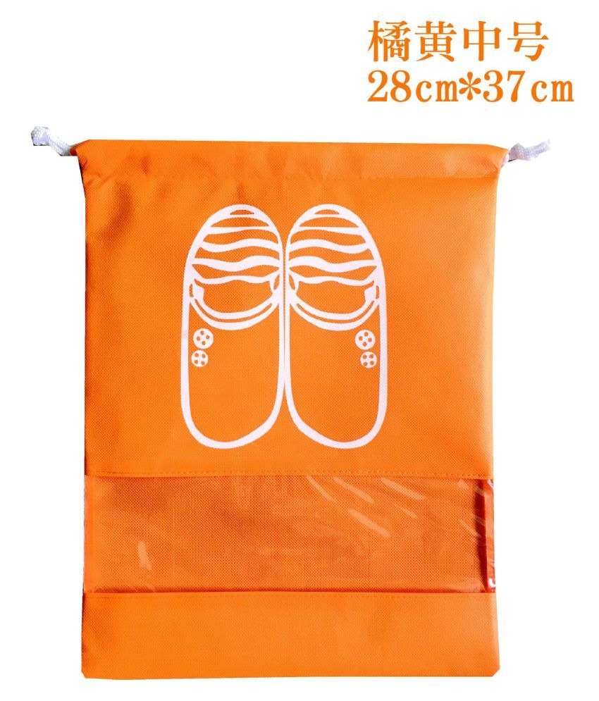 1pc Shoes Storage Bag Portable Travel Waterproof Shoes Pouch Drawstring Bag New