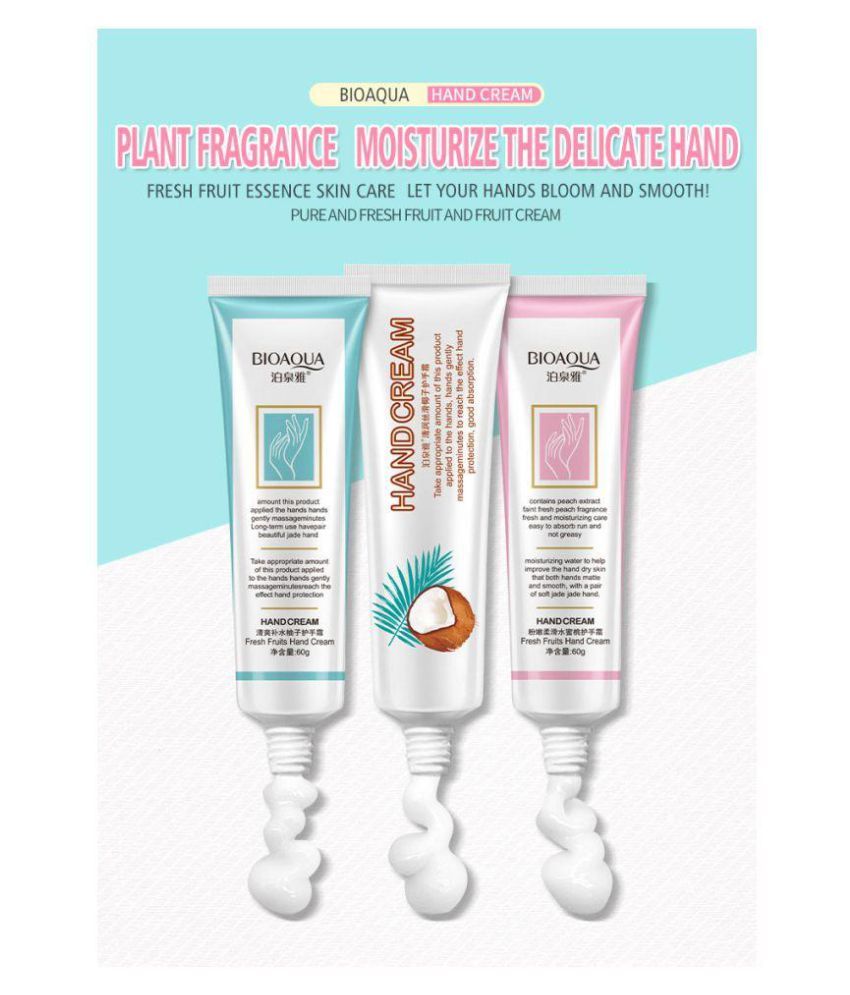 BioAqua HAND CREAM Hand Cream 60 gm Buy BioAqua HAND CREAM Hand Cream