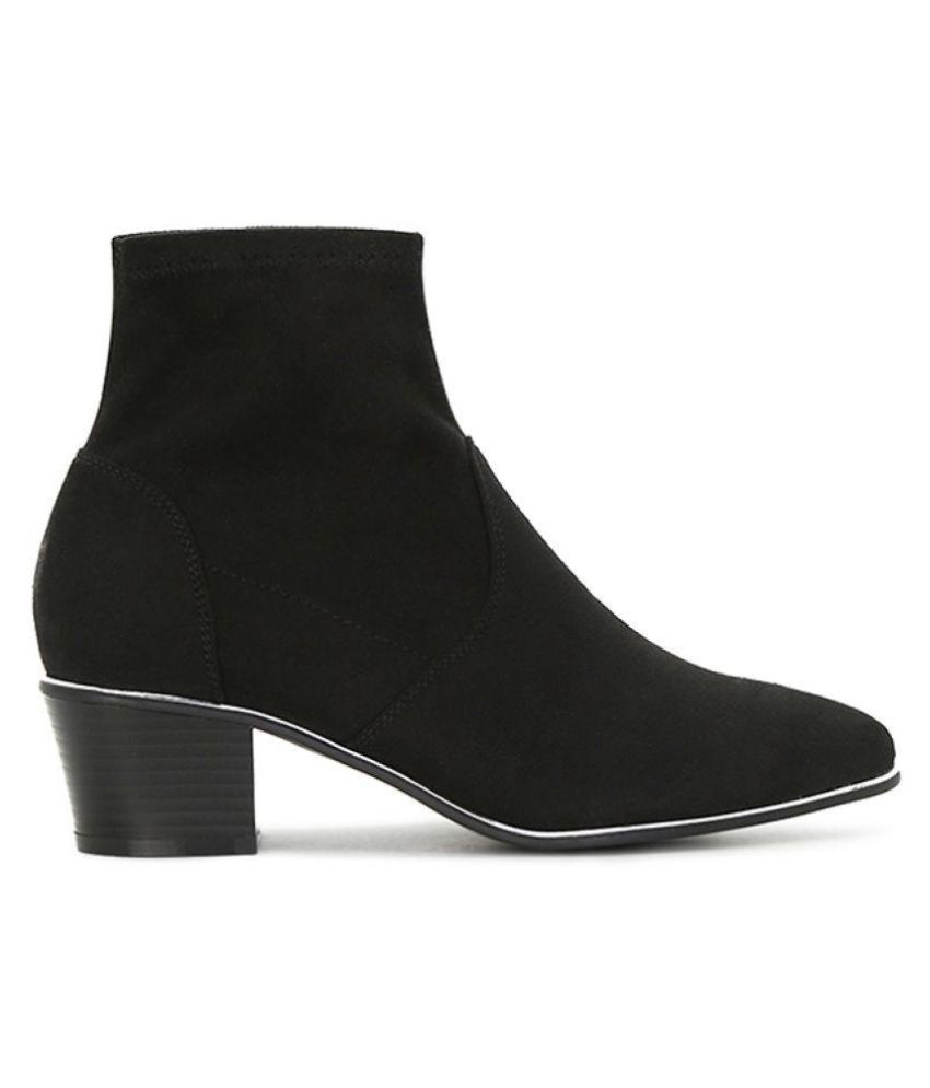 London Rag Black Ankle Length Chelsea Boots Price in India- Buy London ...