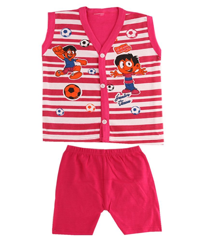 Vinab Born Baby Dress/Baby Night Dress/Casual Wear For