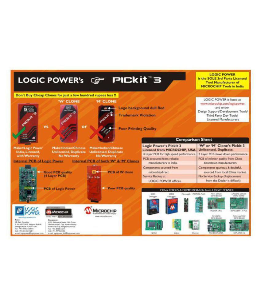 logic power pickit 3