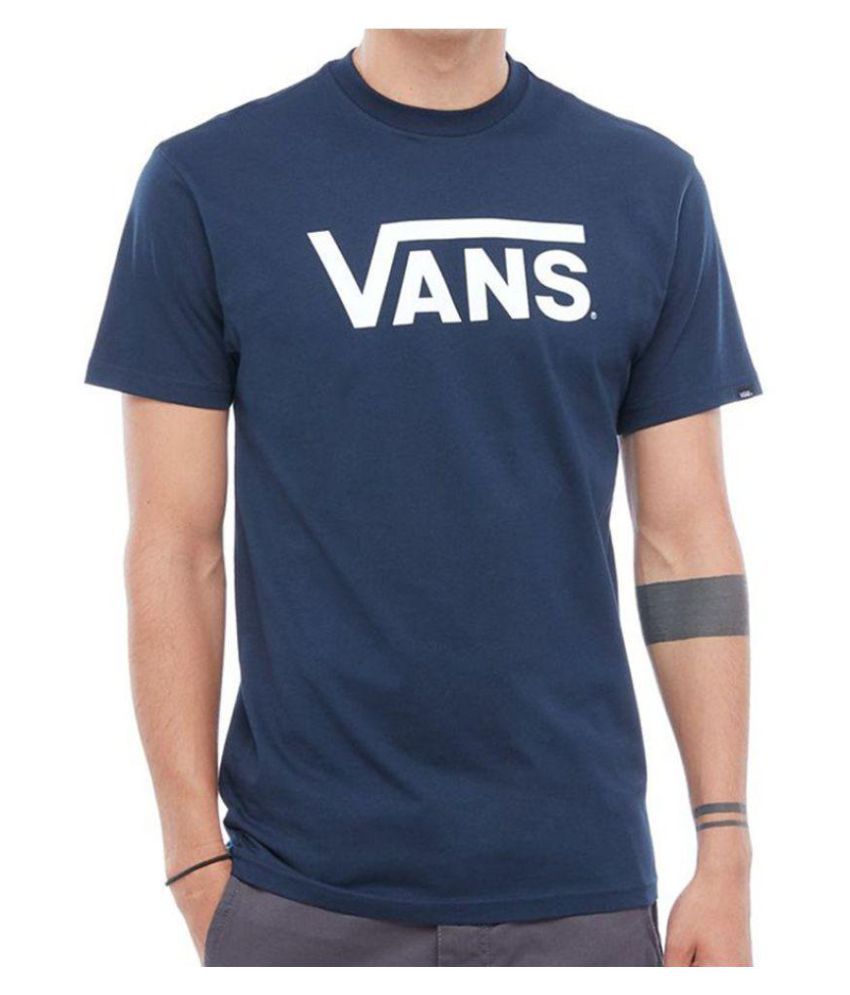 vans navy t shirt