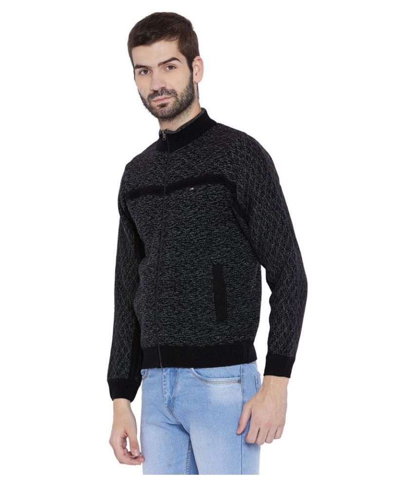 black high neck sweater mens