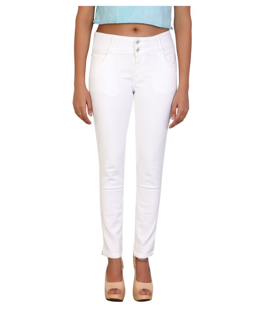     			FCK-3 Denim Jeans - White