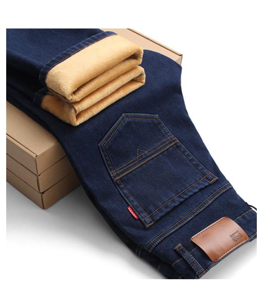 Round adverb Voting 34-42 Winter Thicken Warm All Match Slim High Elastic Jeans for Men - Buy  34-42 Winter Thicken Warm All Match Slim High Elastic Jeans for Men Online  at Best Prices in India on Snapdeal